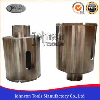Brocas diamantadas galvanizadas de 65 mm