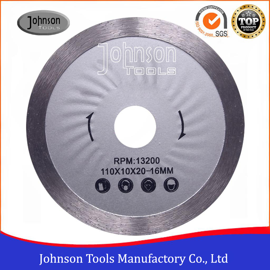 Hoja de sierra circular de borde continuo de 100-350 mm para cortar granito