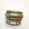 Herramientas de molienda de piedra Broca de enrutador de patrón de diamante Rueda de tambor de diamante de perfilado galvanizado para mármol de granito