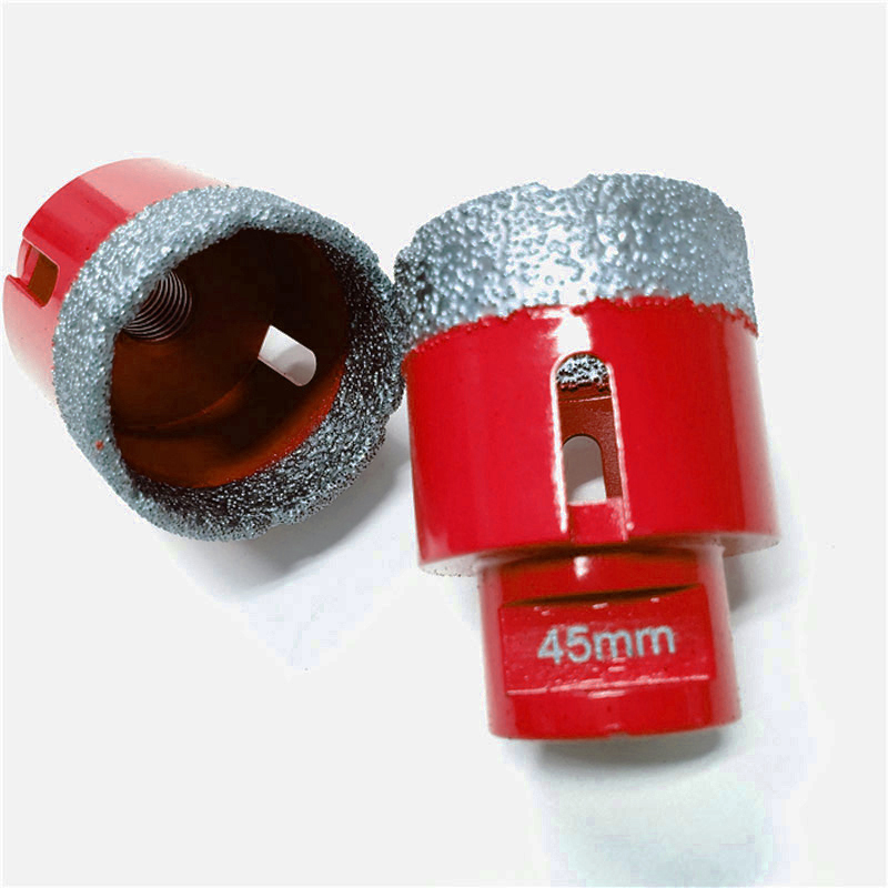 Cortero de baldosas secas Cortero Vacuum Vacuación Broadilla de perforación de núcleo de diamante de diamante para baldosas de porcelana