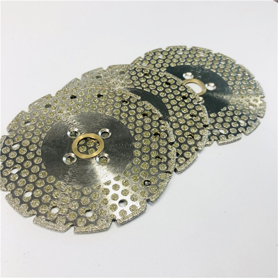 Disco abrasivo de corte con revestimiento de diamante electrochapado de puntas redondas de 125 mm para mármol de granito