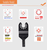 Hoja de sierra multiherramienta oscilante HCS de Home Depot para suelos laminados