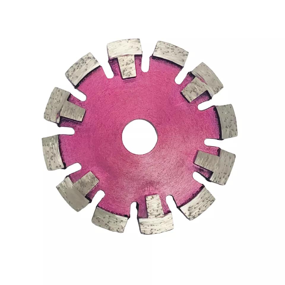Calefacción de piso 125 mm láser tuck stuck saw saw cuchilla para hormigón con hormigón con dientes de protección