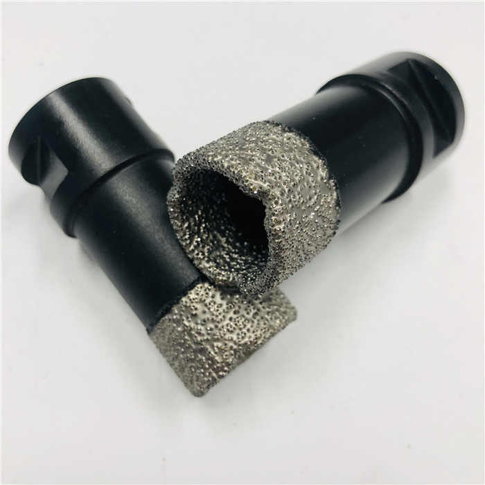 Cortero de baldosas secas Cortero Vacuum Vacuación Broadilla de perforación de núcleo de diamante de diamante para baldosas de porcelana