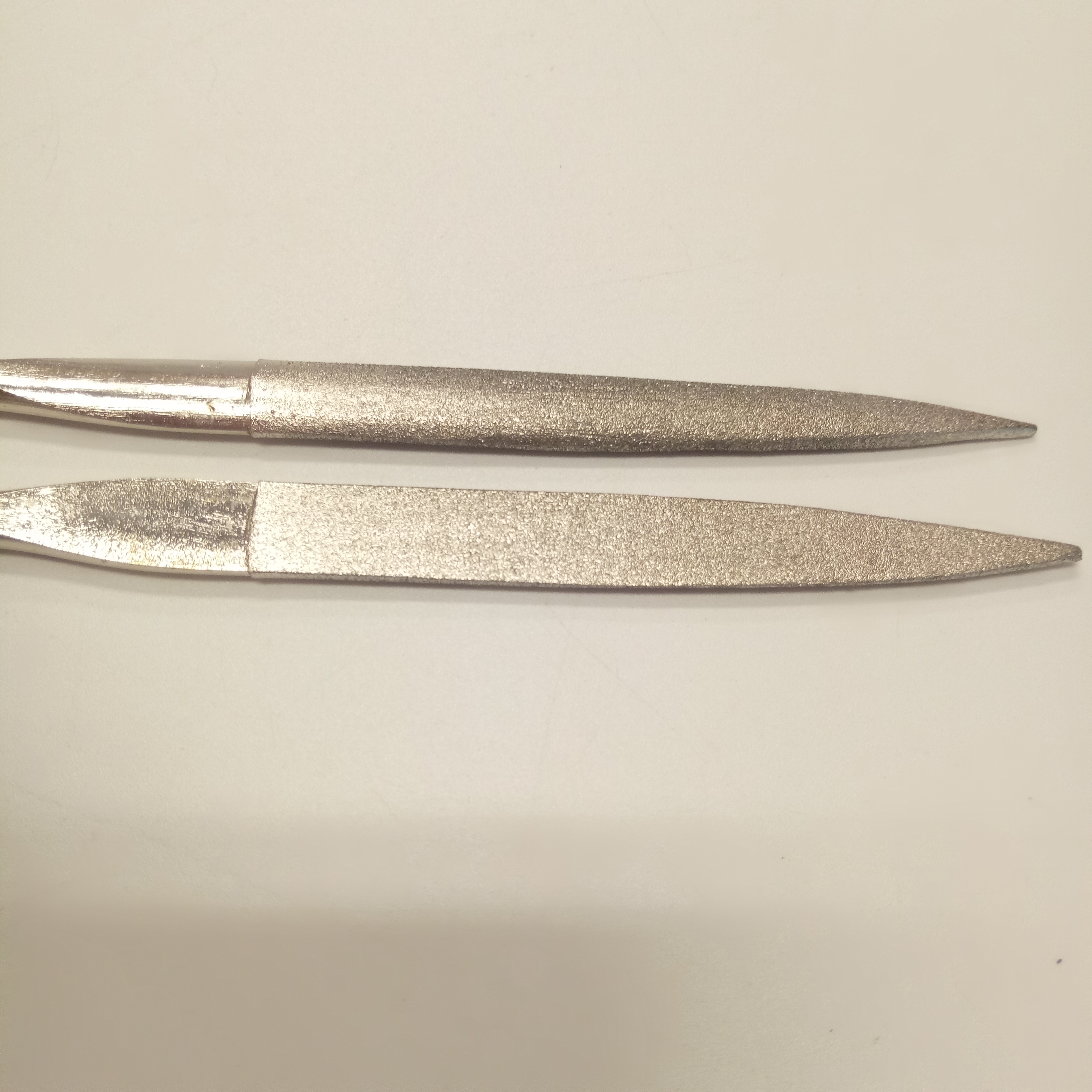 Herramientas de lima de mano de diamante Lima de aguja semicircular de diamante electrochapado de 140 mm para trabajo de madera y metal