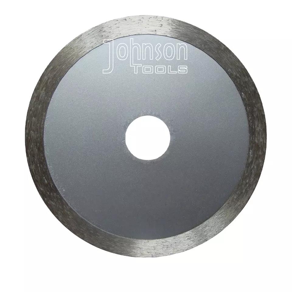 Hoja de sierra de diamante sinterizada prensada de 105-250 mm para baldosas, porcelana, corte de cerámica.
