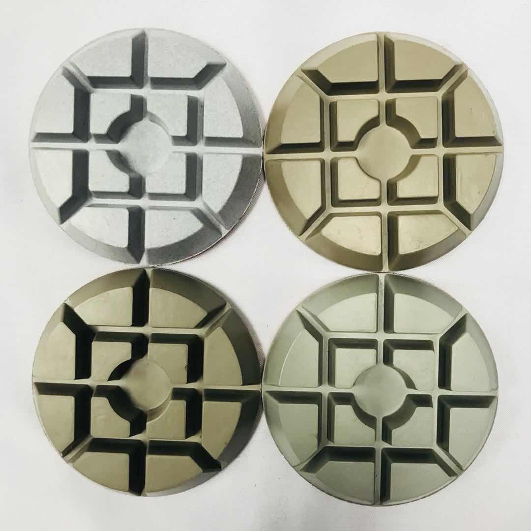 Almohadillas de pulido en seco para herramientas abrasivas de diamante de 3 pulgadas y 75 mm para pisos de concreto con buen rendimiento